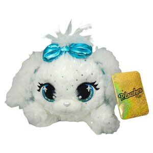 P.Lushes Pets Bianca Blings Puppy Dog 6.5" Plush Stuffed Animal Toy Bling It On